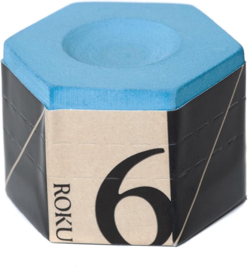 KAMUI ROKU Pool cue Billiard Chalk - Blue - with Chalk Holder - Image 2